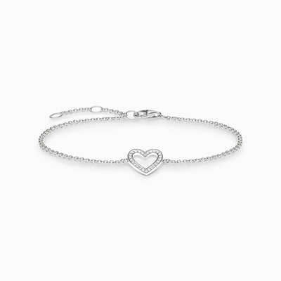 Thomas Sabo Sterling Silver Heart Bracelet