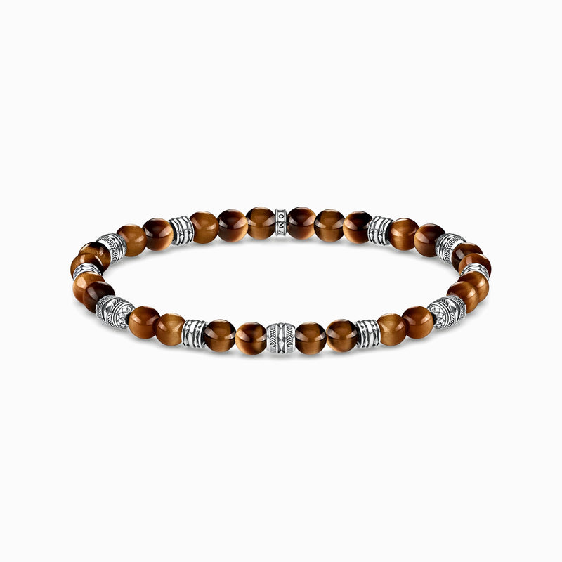 Thomas Sabo Sterling Silver Tiger‘s Eye Bracelet