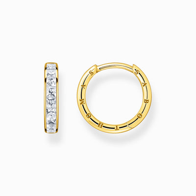 Thomas Sabo 18k Yellow Gold Plating Classic Earrings