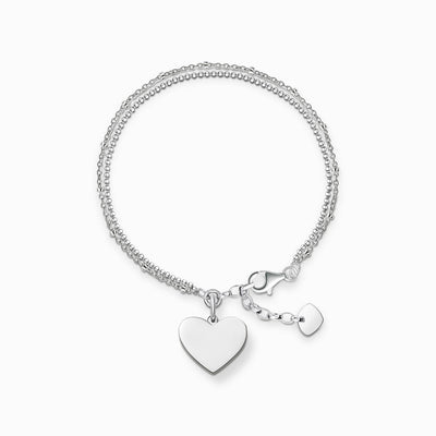 Thomas Sabo 925 Sterling Silver Heart Bracelet