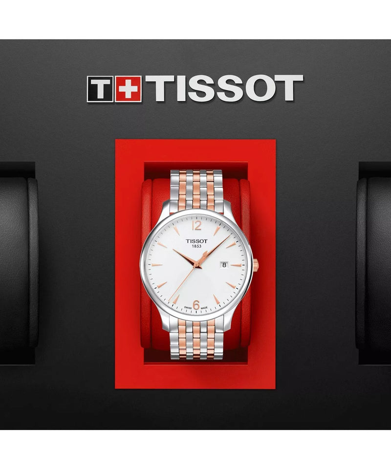 Tissot T-Classic 42mm White Quartz Men&