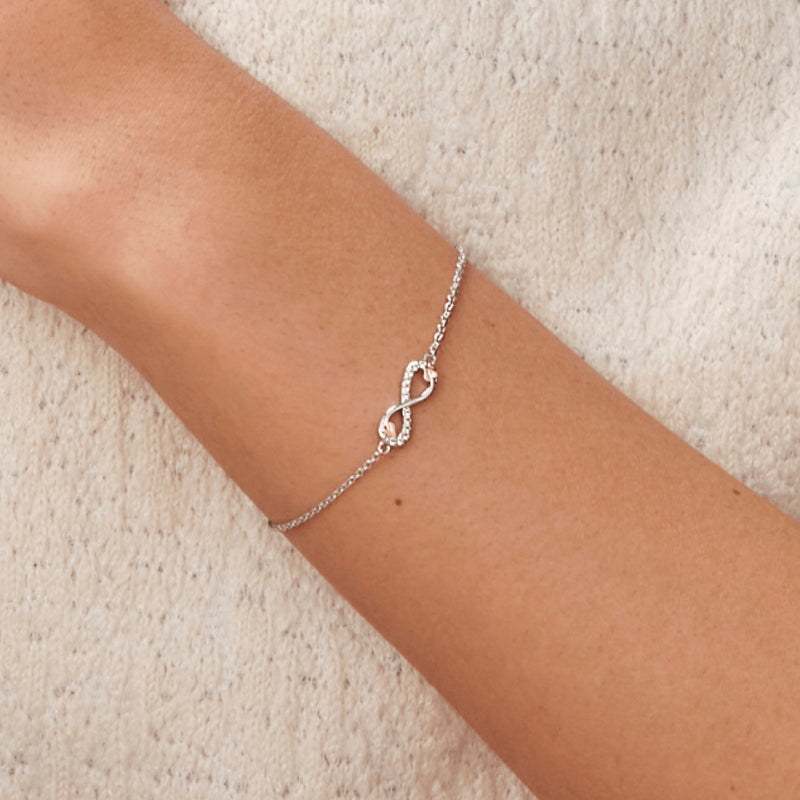 Clogau Sterling Silver Tree Of Life Infinity Bracelet