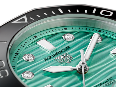 TAG Heuer Aquaracer 36mm Green Dial Automatic Ladies Watch