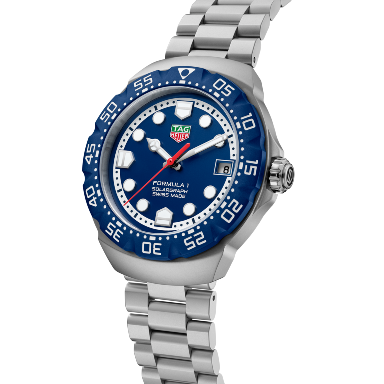 TAG Heuer Blue Dial Formula 1 Solargraph Men's Watch