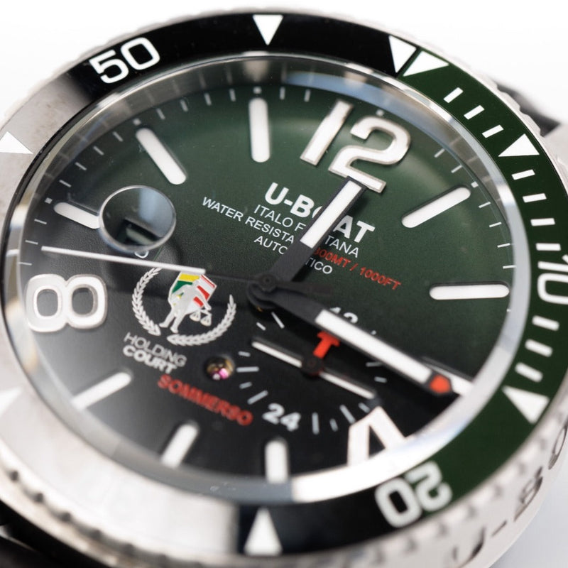 U-Boat Limited Edition Sommerso Ghiera Quadrante Green Courtney Lawes Edition