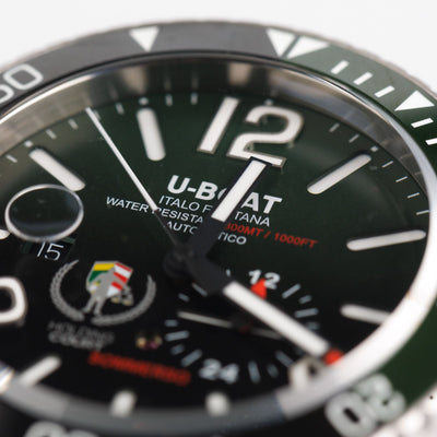 U-Boat Limited Edition Sommerso Ghiera Quadrante Green Courtney Lawes Edition