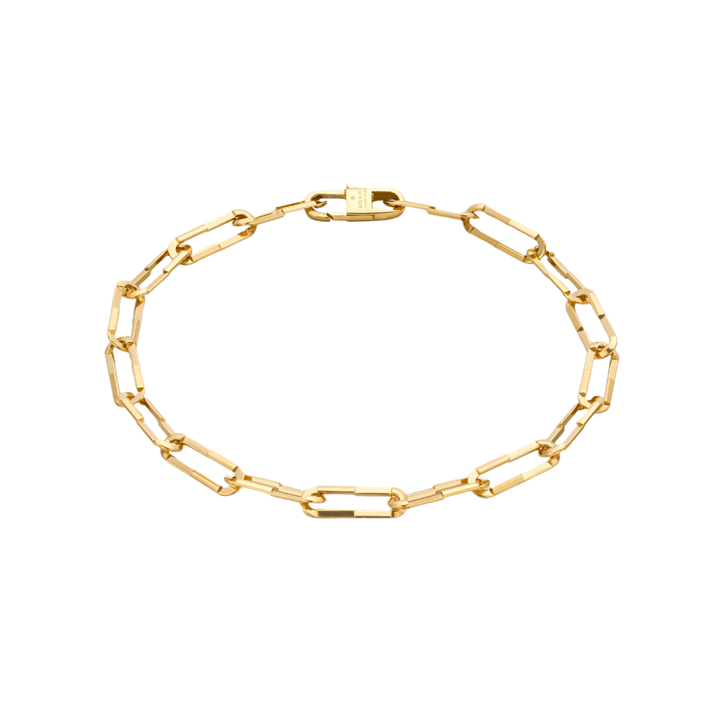 Gucci link discount bracelet gold