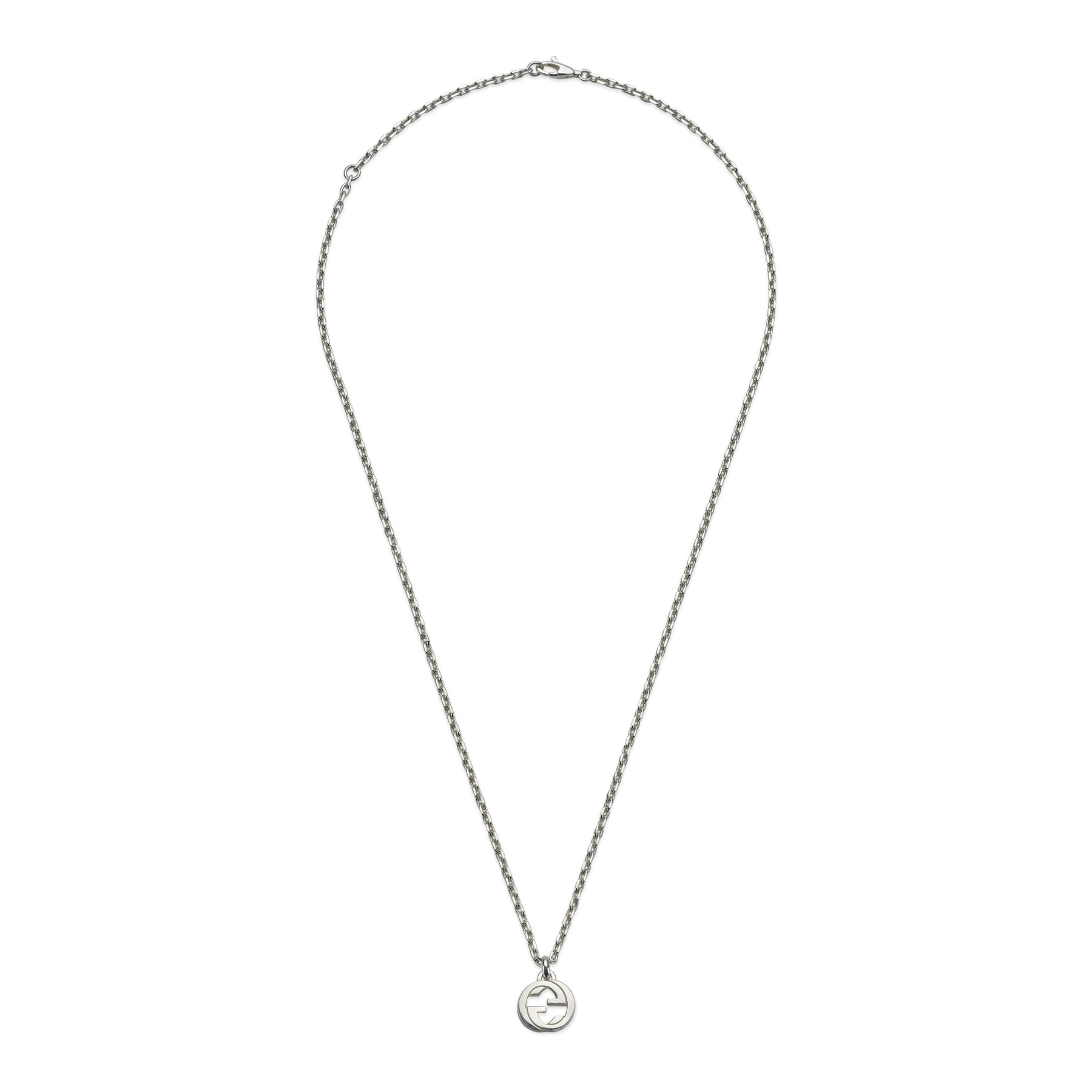 Gucci Interlocking Sterling Silver Necklace – Steffans Jewellers