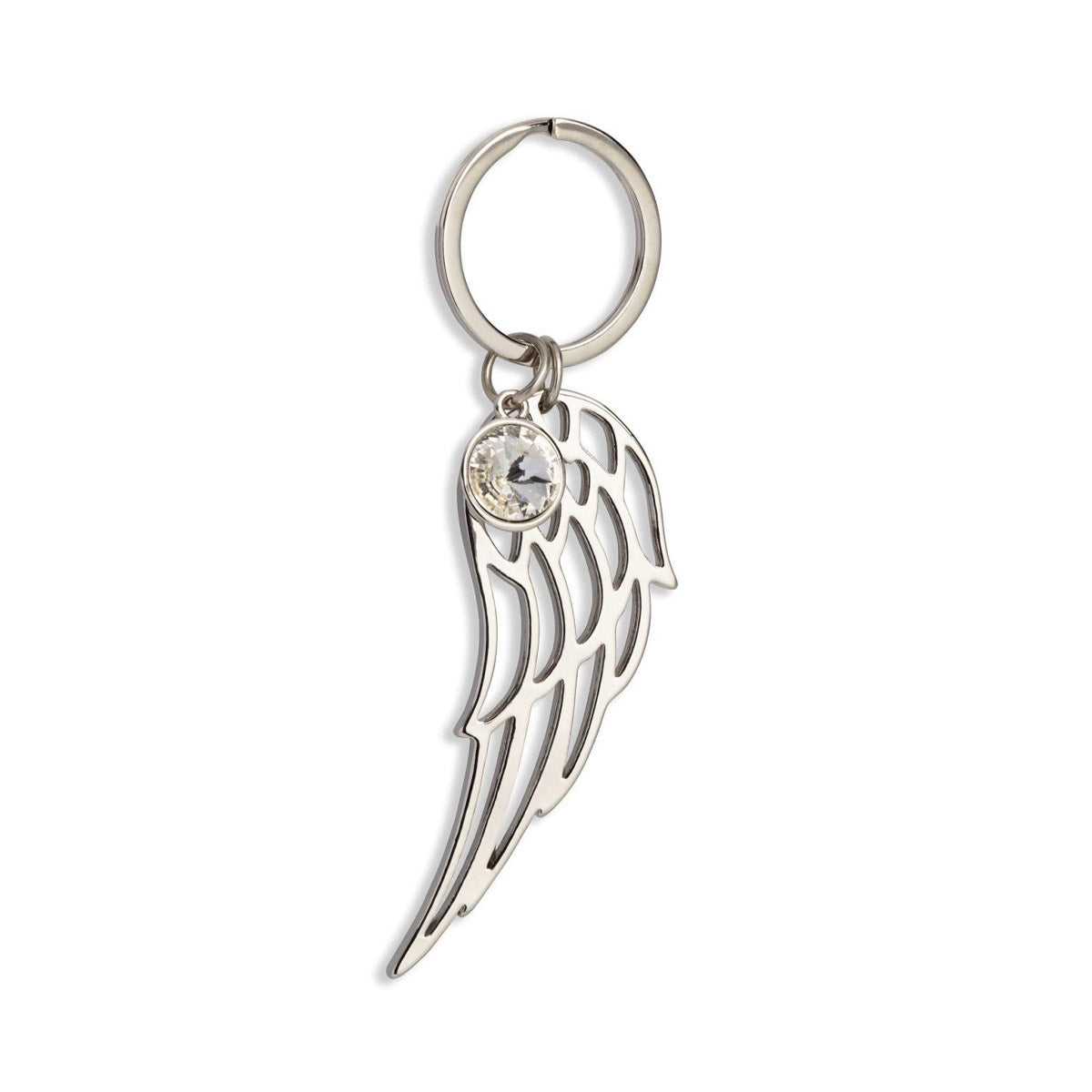 50th Anniversary Christmas Angel Wing Keyring