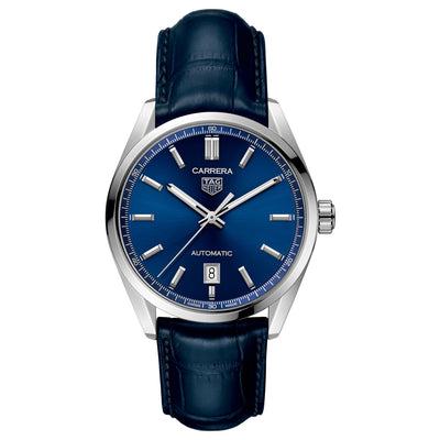 TAG Heuer Carrera Date 39mm Blue Dial Automatic Men's Watch