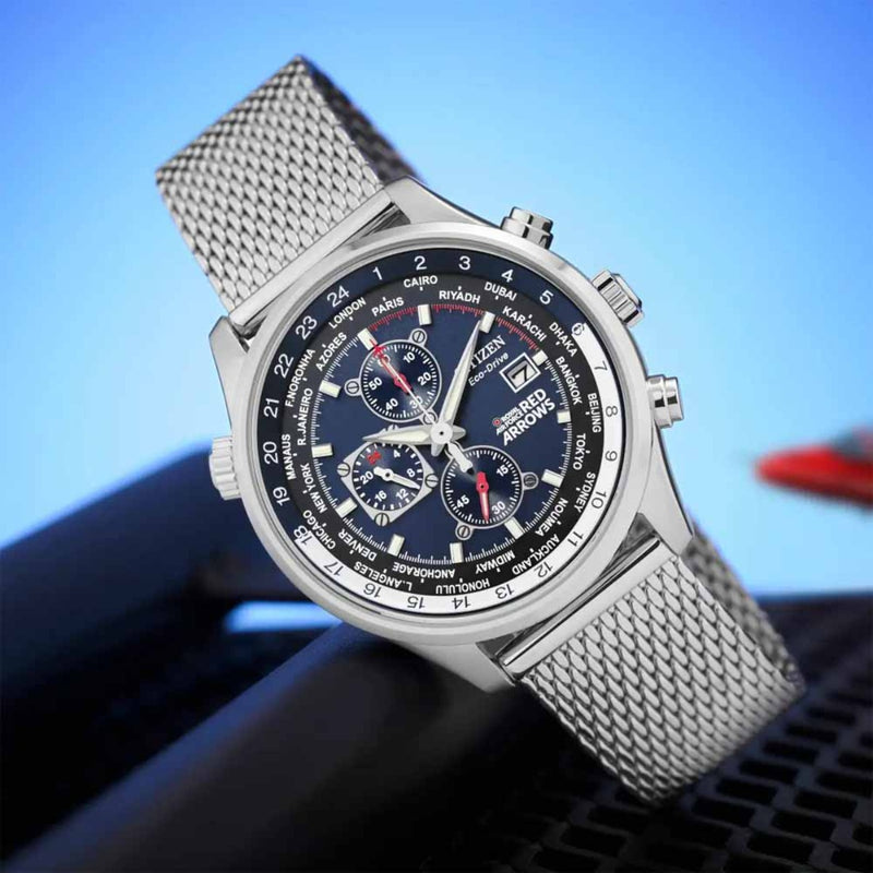 Citizen Red Arrows Chronograph 43mm Blue Eco-Drive Men&