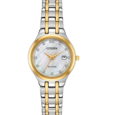 Citizen 28mm Mother Of Pearl Dial Eco-Drive Women's Watch