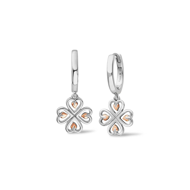 Clogau Sterling Silver & Welsh Gold Tree of Life Earrings