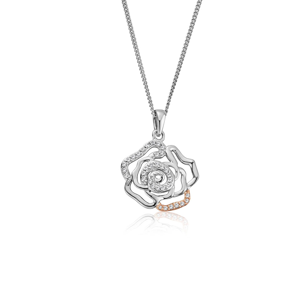 Clogau® Royal Roses White Topaz Pendant