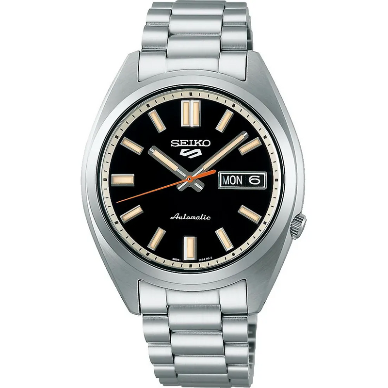 Seiko Sports 44mm Black Automatic Men&