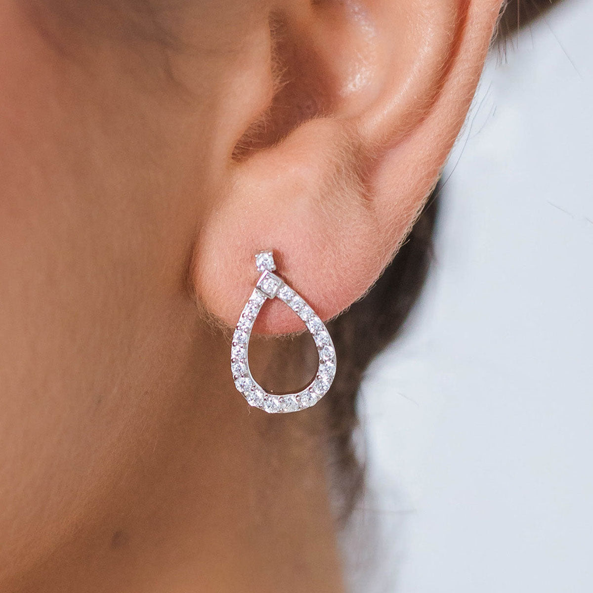 Georgini 925 Sterling Silver Freya Stud Earrings