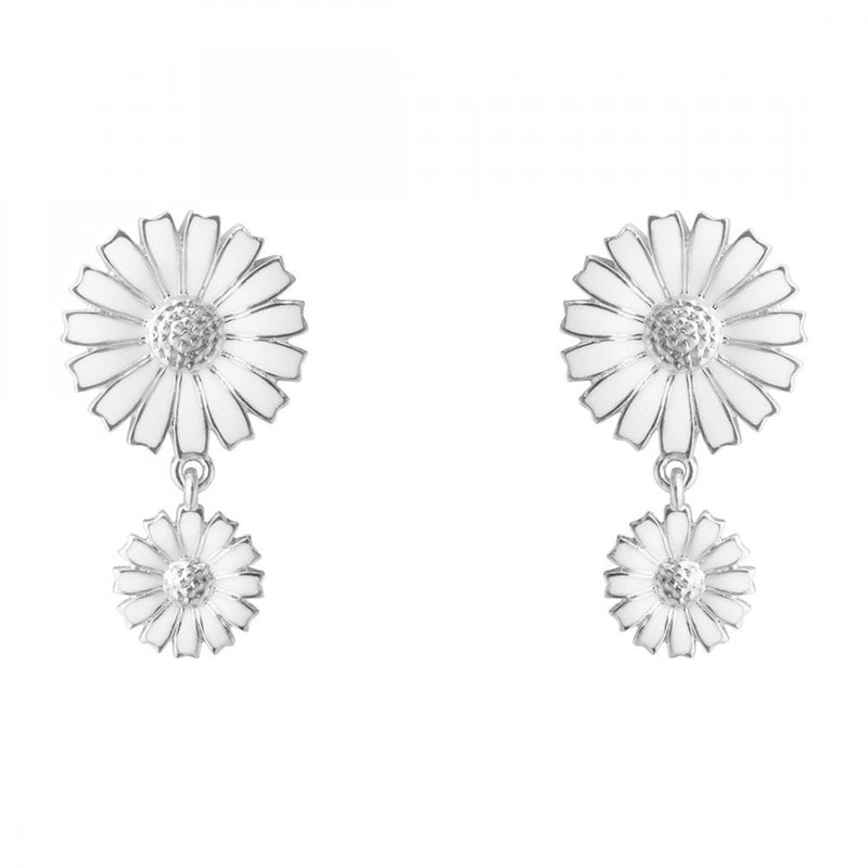 Georg Jensen Sterling Silver Daisy Earrings