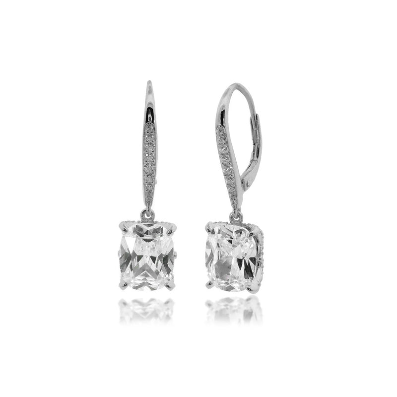 Georgini Sydney Soirée Elaine Cushion Cut Drop Earrings