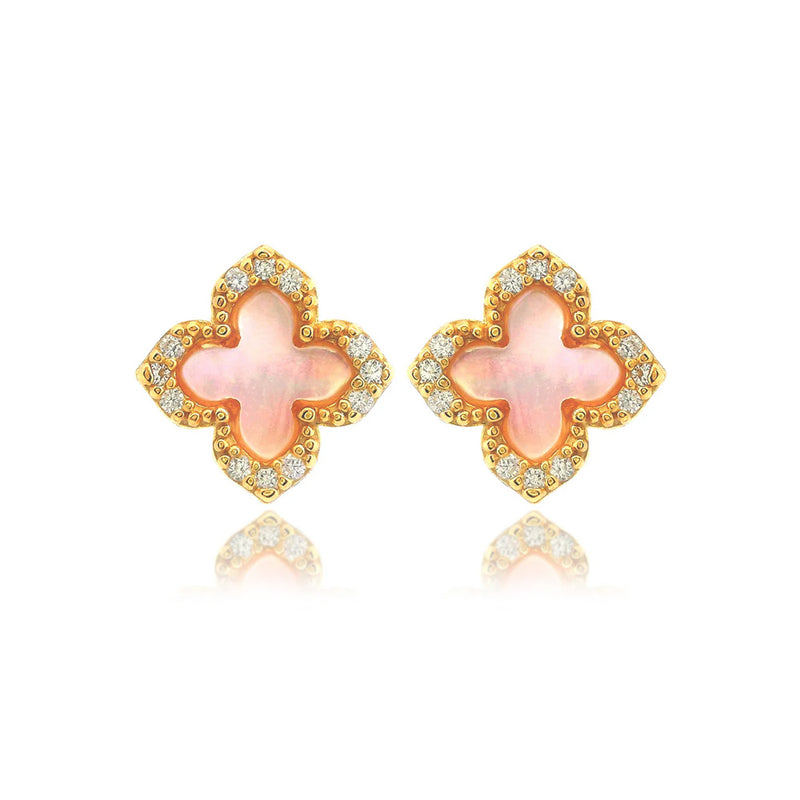 Georgini Sydney Soirée Fairwater Mother of Pearl Stud Earrings