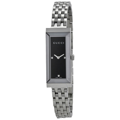 Gucci G-Frame Black Dial Quartz Ladies Watch