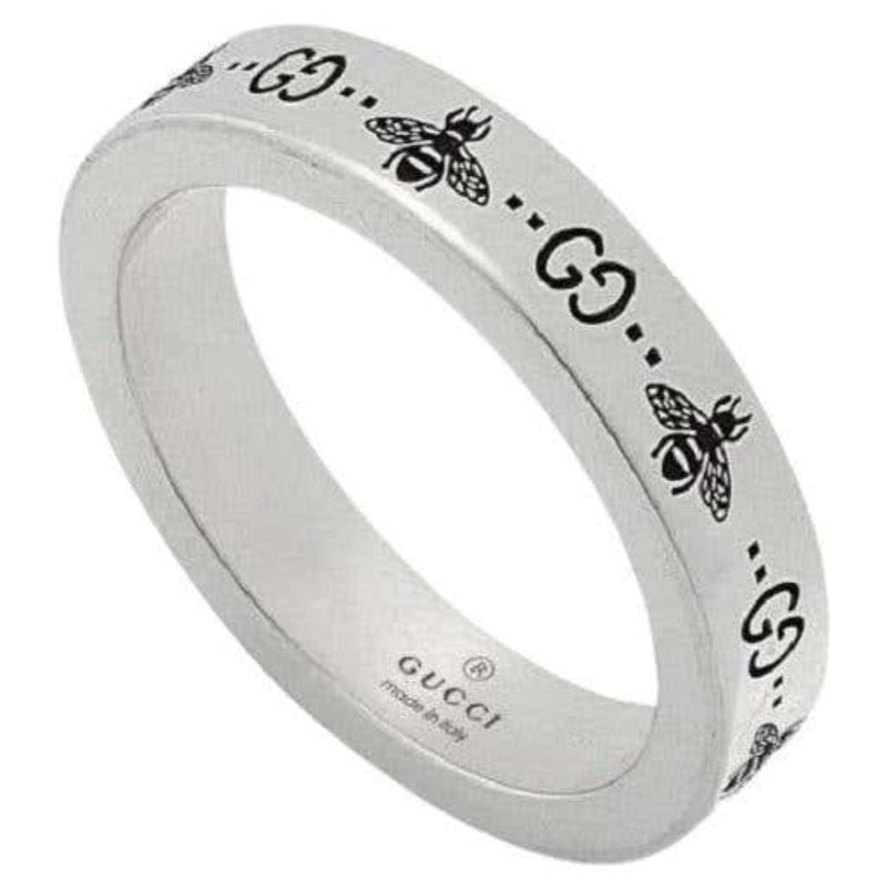 Gucci Signature Bee & GG Marmont Motif Ring