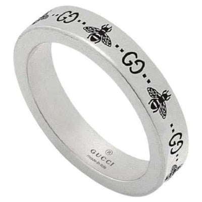 Payment Link For Gucci Signature Bee & GG Marmont Motif Ring - Size P