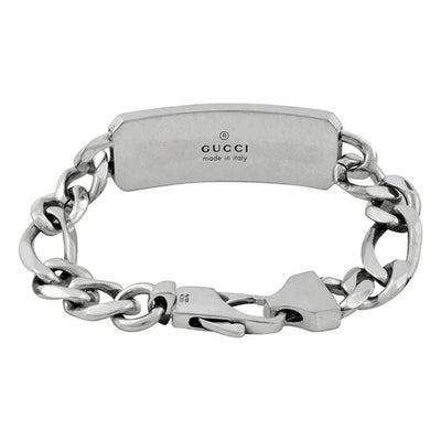 Gucci 925 Sterling Silver Signature Bee Motif Bracelet