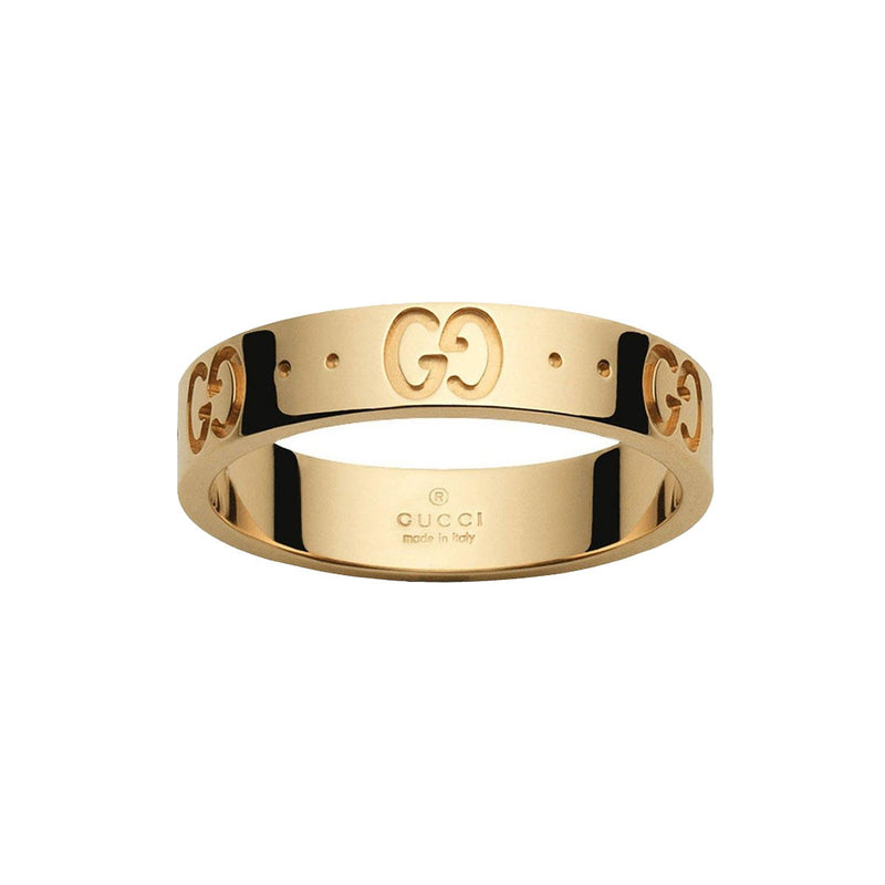 Gucci Icon 18ct Yellow Gold Thin Ring