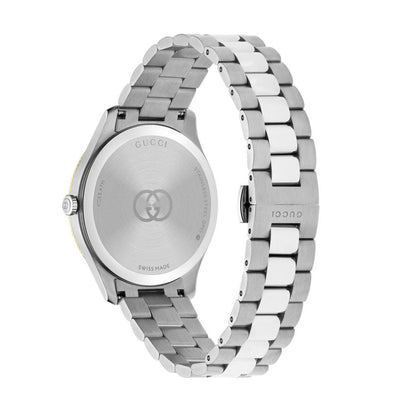 Gucci G-Timeless Silver & Gold 38mm Watch