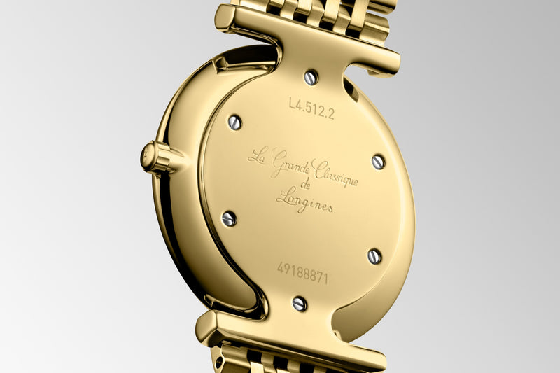 Longines La Grande Classique De Longines 24mm Yellow Gold Quartz Ladies Watch