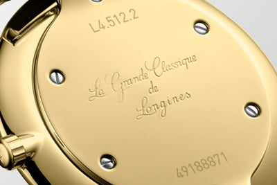 Longines La Grande Classique De Longines 24mm Yellow Gold Quartz Ladies Watch