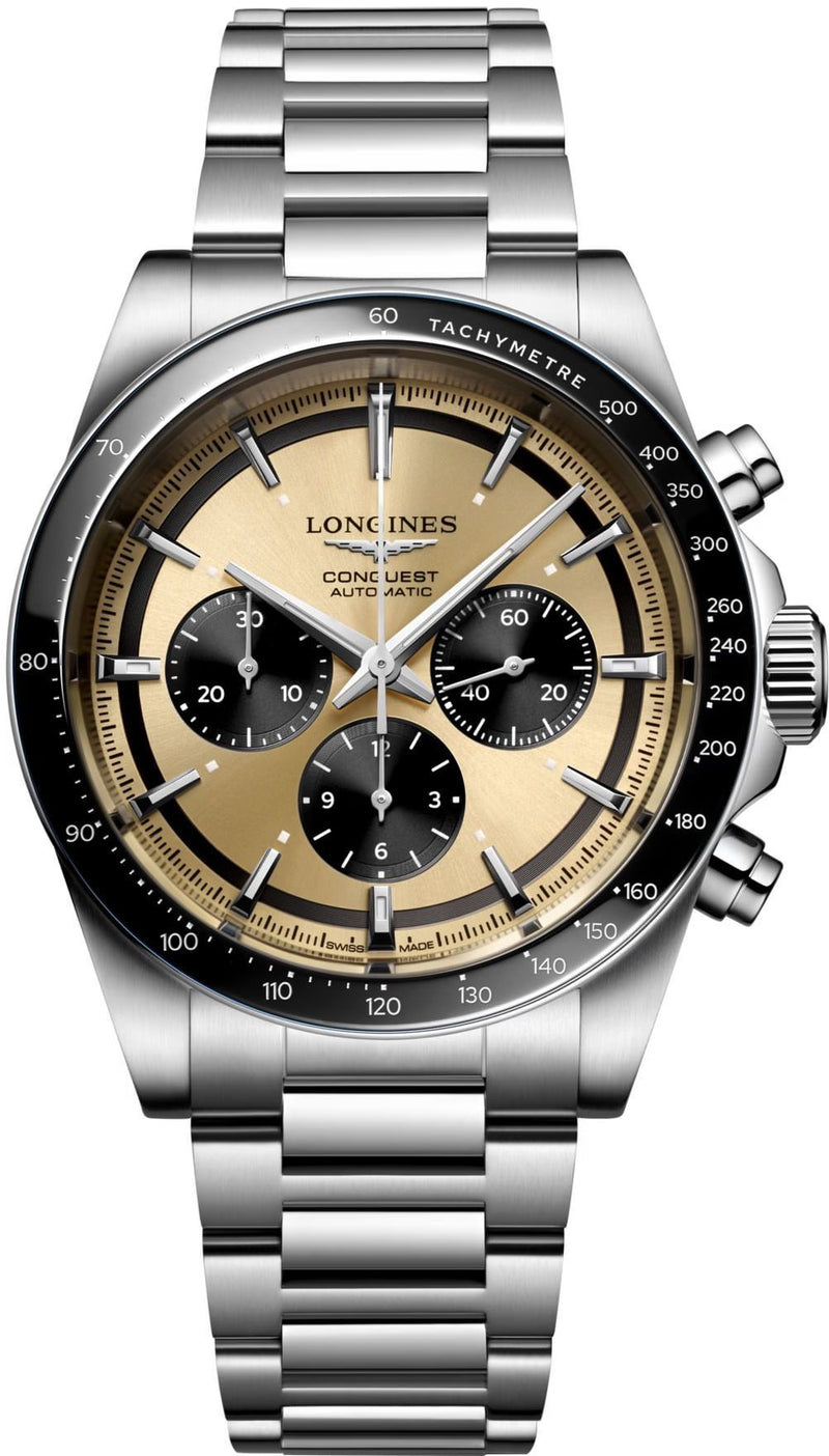 Longines Conquest 42mm Brown Automatic Men&