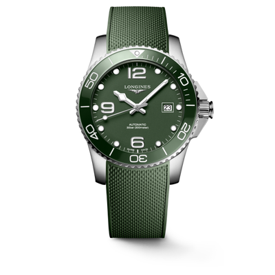 Longines Hydroconquest 41mm Green Matt Automatic Men's Watch