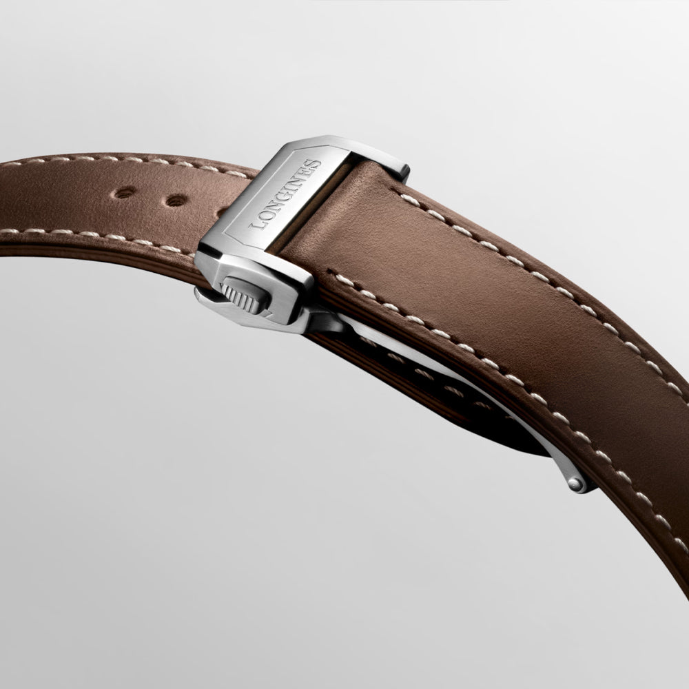 Longines 39mm Spirit Pilot Black Dial Men's Watch