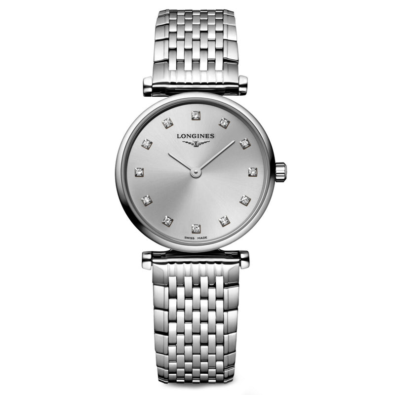 La Grande Classique de Longines 24mm Grey Dial Quartz Ladies Watch