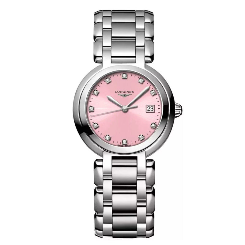 Longines Primaluna 30mm Pink Quartz Ladies Watch