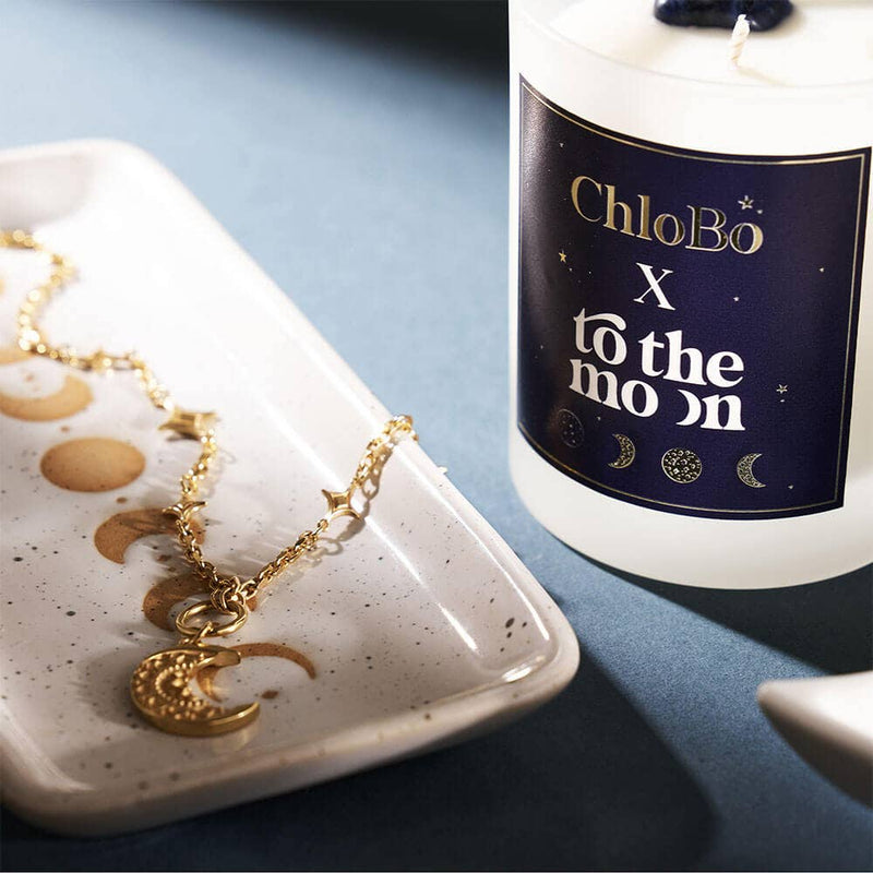 ChloBo Gold Moon Mandala Necklace