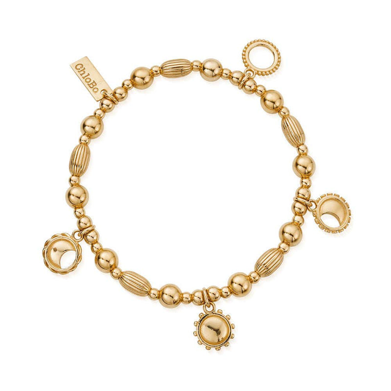 ChloBo Gold Phases Of The Goddess Bracelet