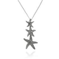 Giovanni Raspini 925 Sterling Silver Starfish Necklace