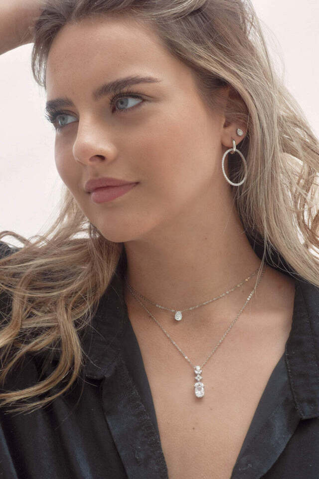 Georgini Sterling Silver Monaco Earrings