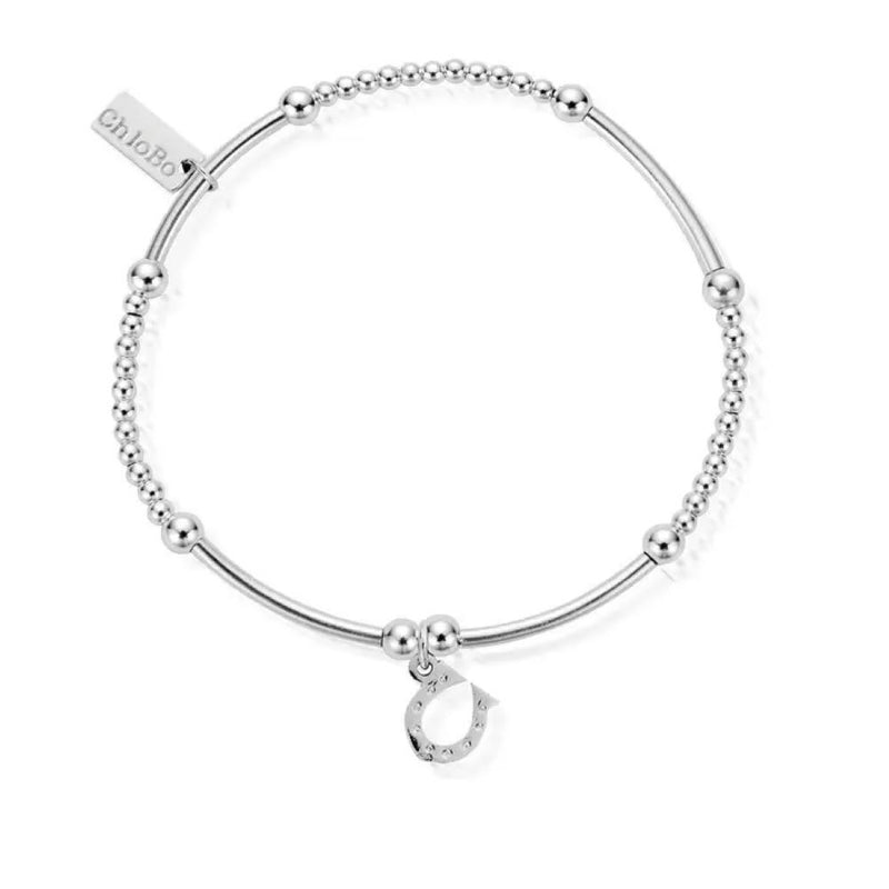 Chlobo Iconic Horseshoe Charm Silver Bracelet