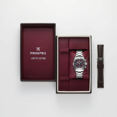 Seiko Prospex Speedtimer – European Exclusive In Factory Red Men's Watch