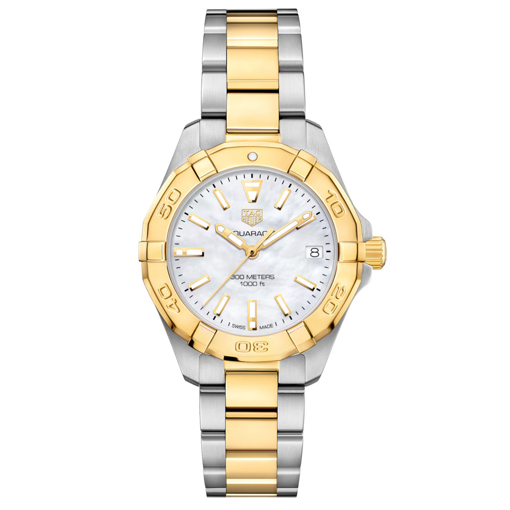 TAG Heuer Bi-Colour 32mm Aquaracer Date Ladies Watch