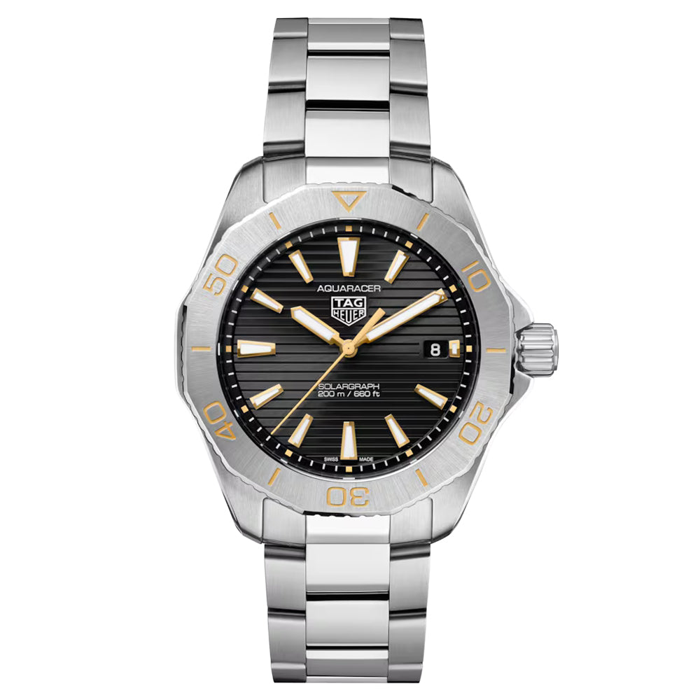 TAG Heuer Black Dial Aquaracer Professional Chronograph 200 Men's Watch