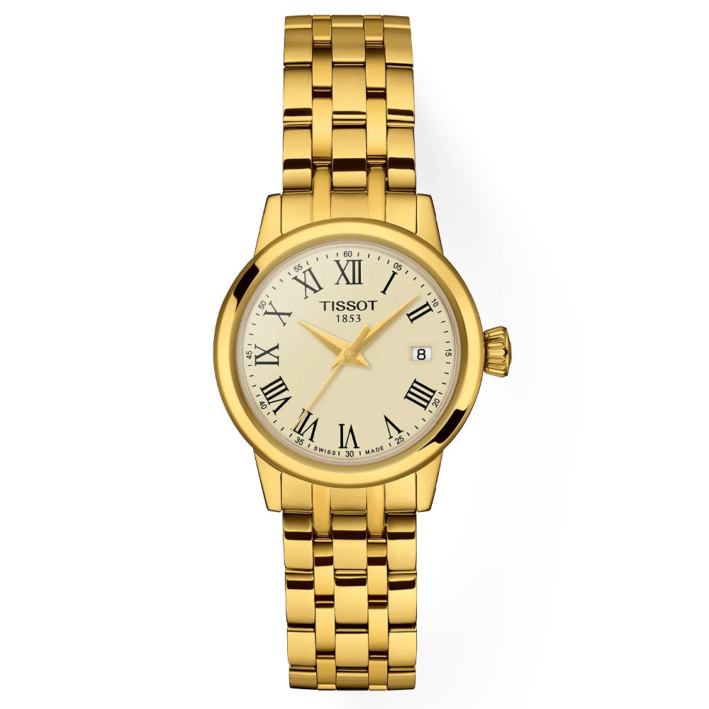 Tissot Classic Dream 28mm Yellow Gold PVD Ladies Watch