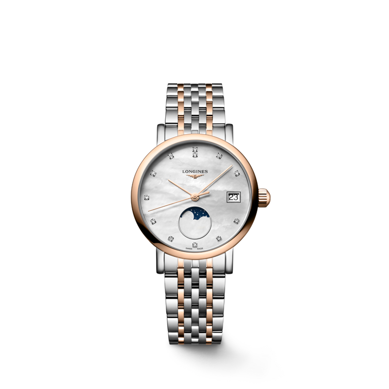 Longines Elegant Collection 30mm Mother Of Pearl Quartz Ladies Watch