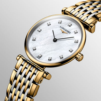 La Grande Classique de Longines Ladies 24mm Bi-Colour Diamond Dot Watch