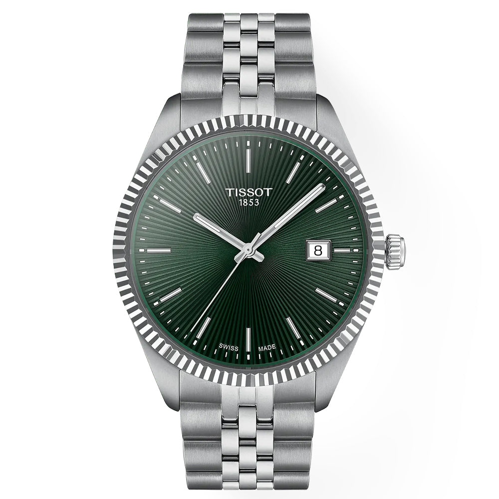 Tissot Desir 40mm Green Dial Ballade Men's Watch