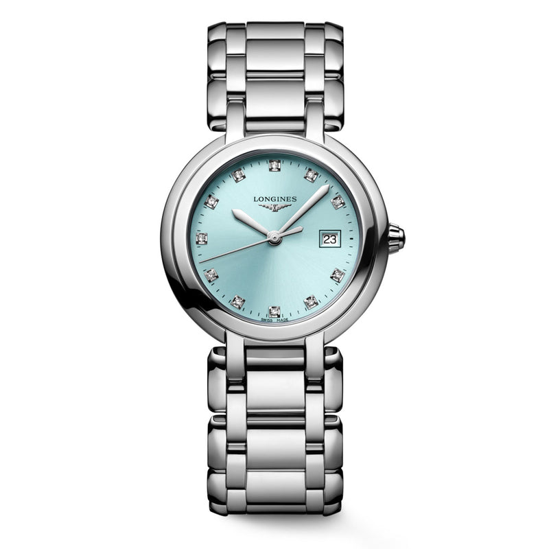 Longines PrimaLuna 30mm Blue Quartz Ladies Watch