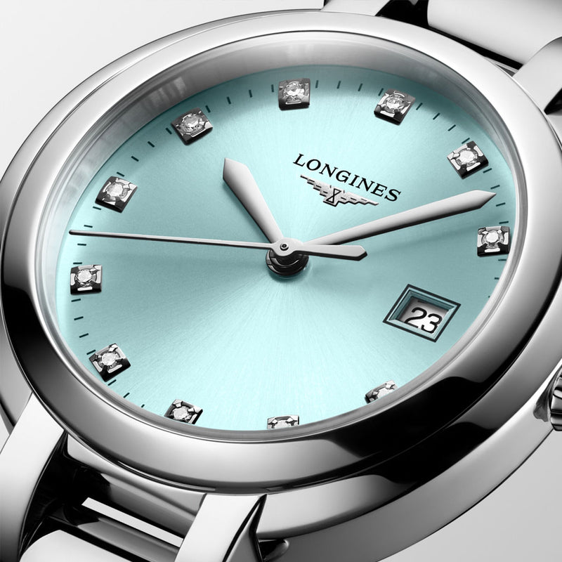 Longines PrimaLuna 30mm Blue Quartz Ladies Watch